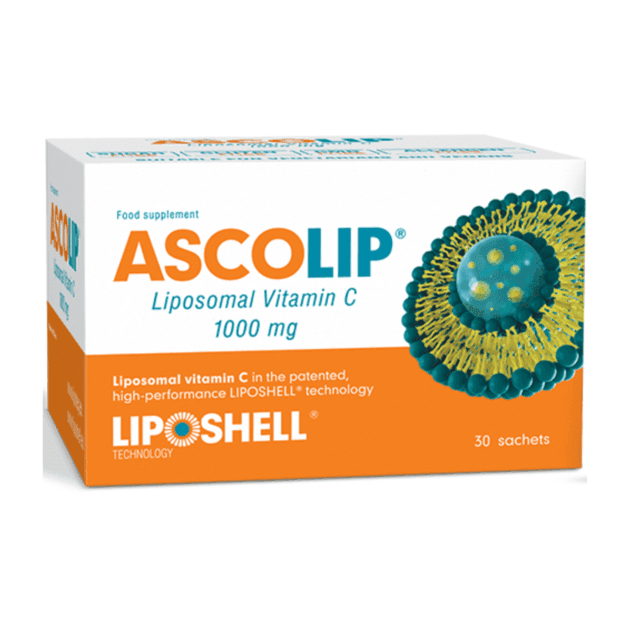 LIPOSHELL ASCOLIP® LIPOSOMINIS VITAMINAS C, 1000 MG