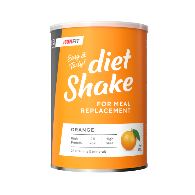 [1-2d.d.] ICONFIT Diet Shake - 495g Braškės