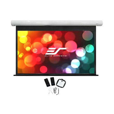 Elite Screens | Saker Series | SK100XHW-E12 | Diagonal 100 " | 16:9 | Viewable screen width (W) 221 cm | White|SK100XHW-E12