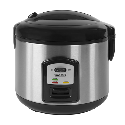 Mesko | Rice cooker | MS 6411 | 1000 W | 1.5 L | Black/Stainless steel|MS 6411