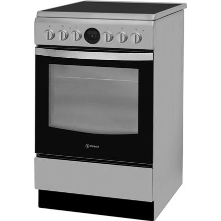 INDESIT | Cooker | IS5V8CHX/E | Hob type Vitroceramic | Oven type Electric | Stainless steel | Width 50 cm | Grilling | Electronic | Depth 60 cm | 57 L|IS5V8CHX/E