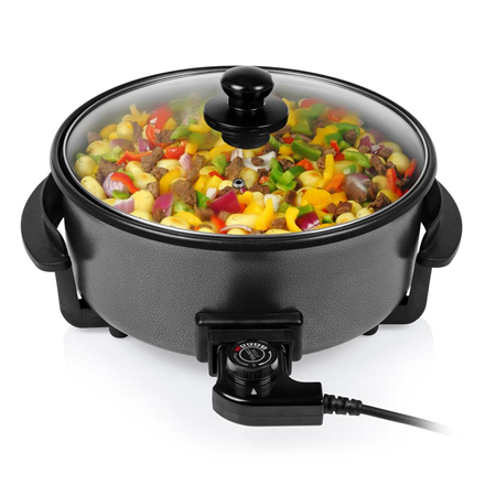 Tristar | Multifunctional grill pan XL | PZ-9135 | Diameter 30 cm | Grill | 1500 W | Lid included | Fixed handle | Black|PZ-9135