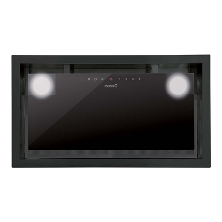 CATA | Hood | GC DUAL A 75 XGBK | Canopy | Energy efficiency class A | Width 79.2 cm | 820 m³/h | Touch control | LED | Black glass|02131208