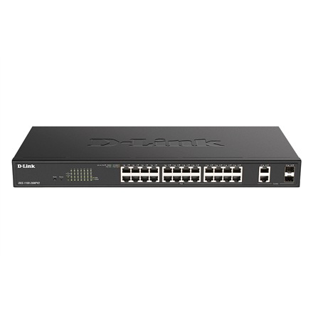 D-Link | DGS-1100 Series Gigabit Smart Managed Switches | DGS-1100-26MPV2 | Managed L2 | Desktop/Rackmountable|DGS-1100-26MPV2/E