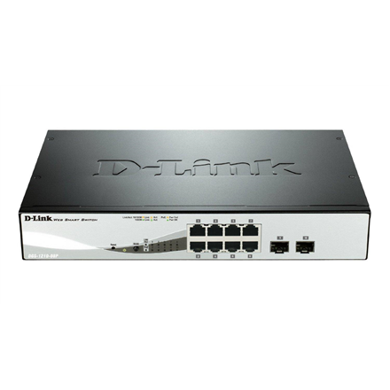 D-Link | DGS-1210 Series Smart Managed Gigabit Switches | DGS-1210-08P | Managed L2 | Desktop/Rackmountable|DGS-1210-08P/E