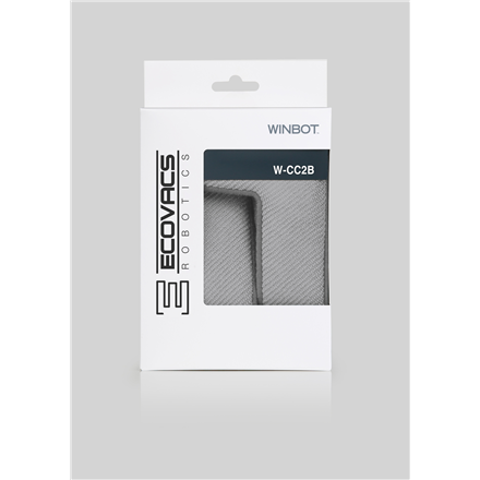 Ecovacs | Cleaning Pads for WINBOT X NEW | W-CC2B | Grey|W-CC2B