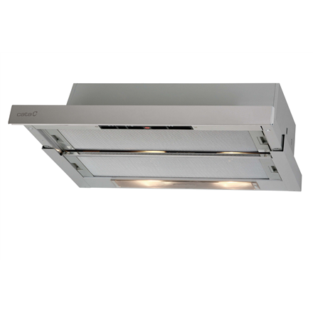 CATA | Hood | TF 5260 X | Telescopic | Energy efficiency class D | Width 60 cm | 325 m³/h | Slider control | LED | Inox|02034310