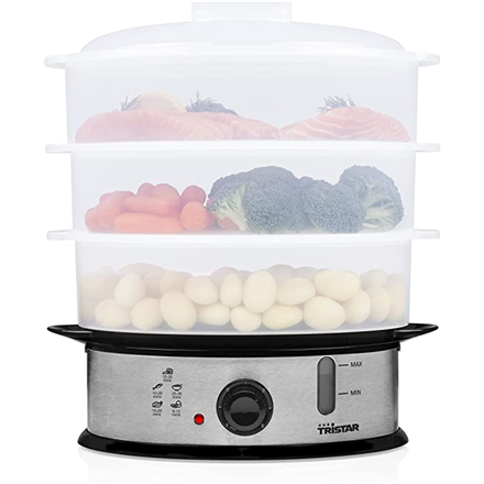 Tristar | Food Steamer | VS-3914 | Silver | 1200 W | Capacity 11 L | Number of baskets 3|VS-3914