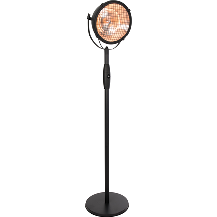 SUNRED | Heater | RSS19, Indus Bright Standing | Infrared | 2100 W | Black | IP54|RSS19