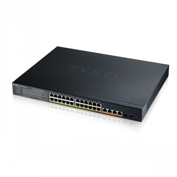 ZYXEL XMG1930-30HP, 24-PORT 2.5GBE SMART MANAGED LAYER 2 POE 700W 22XPOE+/8XPOE++ SWITCH WITH 4 10GBE AND 2 SFP+ UPLINK|XMG1930-30HP-ZZ0101F