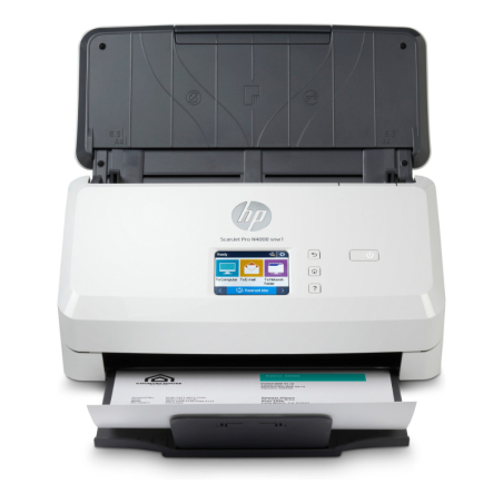 HP ScanJet Pro N4000 snw1 Scanner - A4 Color 600dpi, Sheetfeed Scanning, Automatic Document Feeder, Auto-Duplex, OCR/Scan to Text, 40ppm, 4000 pages per day|6FW08A#B19