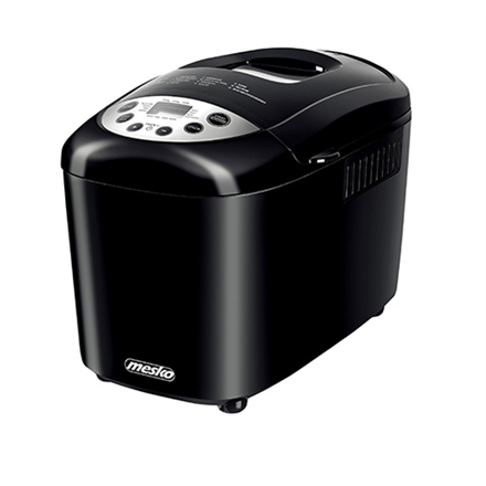 Mesko | Bread maker | MS 6022 | Power 850 W | Number of programs 15 | Display LCD | Black|MS 6022