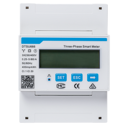 SUNGROW | Three Phase Smart Energy Meter 80A Inverter | DTSU666|BB002821