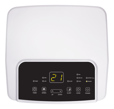 Nešiojamas oro kondicionierius NORDIC HOME 792W, 7000 BTU/h, trys rėžimai, baltas / AC-510|AC-510