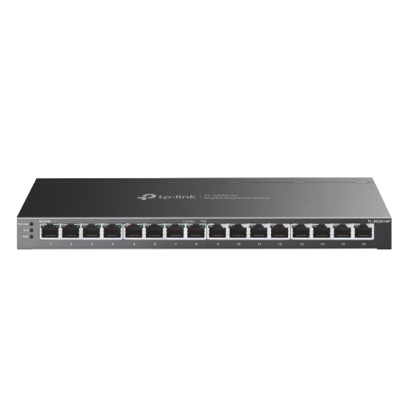 Switch|TP-LINK|Omada|TL-SG2016P|16x10Base-T / 100Base-TX / 1000Base-T|PoE+ ports 8|120 Watts|TL-SG2016P|TL-SG2016P