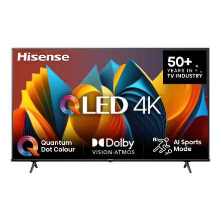 Hisense QLED Smart TV | 85E7NQ | 85" | Smart TV | VIDAA OS | UHD | Black|85E7NQ