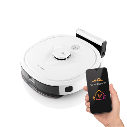 ETA | Robot Vacuum Cleaner | Tiger ETA424290000 | Wet&Dry | Operating time (max) 160 min | Li-ion | 3350 mAh | White|ETA424290000