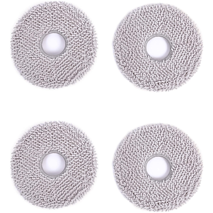 Ecovacs | Washable Improved Mopping Pads for OZMO Turbo Mopping Systems of X1 OMNI/X1 TURBO/T10 TURBO/ T20 OMNI/X2 OMNI | D-WP04-0012 | 4 pc(s)|D-WP04-0012