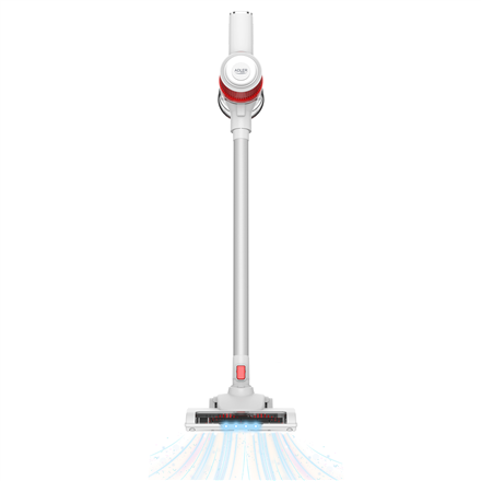 Adler | Vacuum Cleaner | AD 7051 | Cordless operating | 300 W | 22.2 V | Operating time (max) 30 min | White/Red|AD 7051