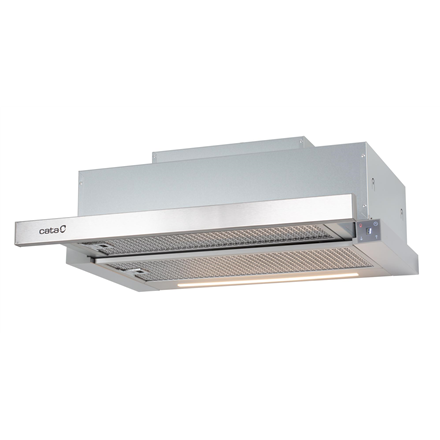 CATA | Hood | TFH 6630 X /A | Telescopic | Energy efficiency class A+ | Width 60 cm | 605 m³/h | Touch Control | LED | Stainless steel|02010300