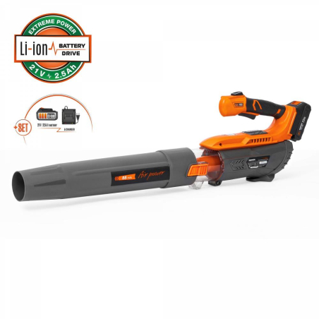 CORDLESS LEAF BLOWER 21W/DABL 5521LI SET DAEWOO|DABL 5521LI SET