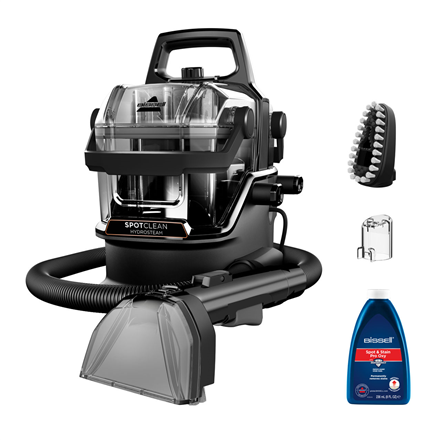 Bissell | Portable Carpet and Upholstery Cleaner | SpotClean HydroSteam Select | Corded operating | Washing function | 1000 W | - V | Black|3697N