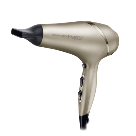 Remington Advanced Color Protect Hair Dryer | AC8605 | 2300 W | Number of temperature settings 3 | Ionic function | Diffuser nozzle | Gold|AC8605