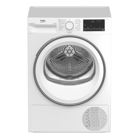 BEKO Dryer B3T68230 A++, 8kg, Depth 54.3 cm, Heat Pump, Steam Cure|B3T68230