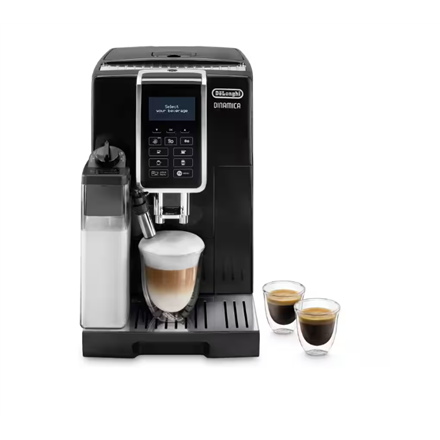 Delonghi | Coffee Maker | Dinamica ECAM 350.55 B | Pump pressure 15 bar | Built-in milk frother | Automatic | 1450 W | Black|ECAM 350.55 B