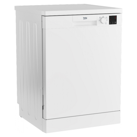 BEKO Freestanding Dishwasher DVN05320W, Energy class E, Width 60 cm, White|DVN05320W