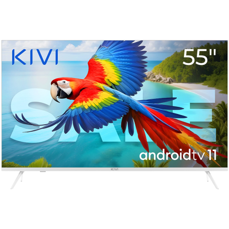 55', UHD, Android TV 11, White, 3840x2160, 60 Hz, Sound 2x12W, 83 kWh/1000h , BT5.1, HDMI ports 4, 24 months|55U760QW