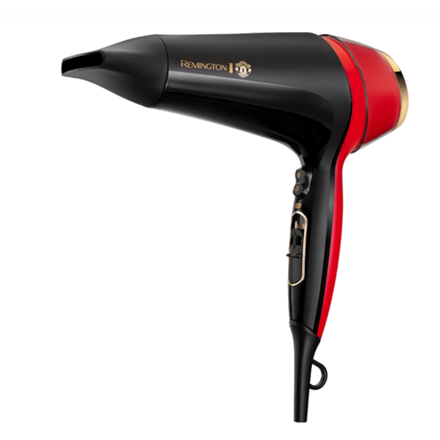 Remington Thermacare PRO 2400 Hair Dryer | D5755 | 2400 W | Number of temperature settings 3 | Ionic function | Diffuser nozzle | Black/Red|D5755