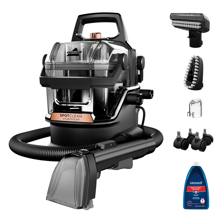 Bissell | Portable Carpet and Upholstery Cleaner | SpotClean HydroSteam Pro | Corded operating | Washing function | 1000 W | - V | Black|3700N