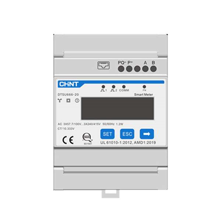 SUNGROW | Three Phase Smart Energy Meter 250A DTSU666-20 indirect measurement (needs CT‘s)|UT000138