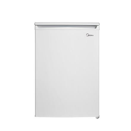 Midea Refrigerator | MDRD168FGE01 | Energy efficiency class E | Free standing | Larder | Height 84.5 cm | Fridge net capacity 97 L | Freezer net capacity 16 L | 39 dB | White|MDRD168FGE01