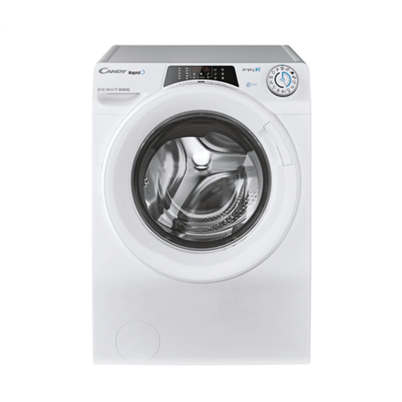 Candy Washing Machine | RO 16106DWME/1-S | Energy efficiency class A | Front loading | Washing capacity 10 kg | 1600 RPM | Depth 58 cm | Width 60 cm | Display | TFT | Steam function | Wi-Fi | White|RO 16106DWME/1-S