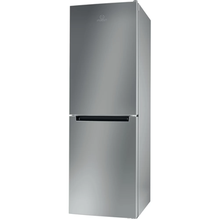 INDESIT | Refrigerator | LI7 S2E S | Energy efficiency class E | Free standing | Combi | Height 176.3 cm | Fridge net capacity 197 L | Freezer net capacity 111 L | 39 dB | Silver|LI7 S2E S