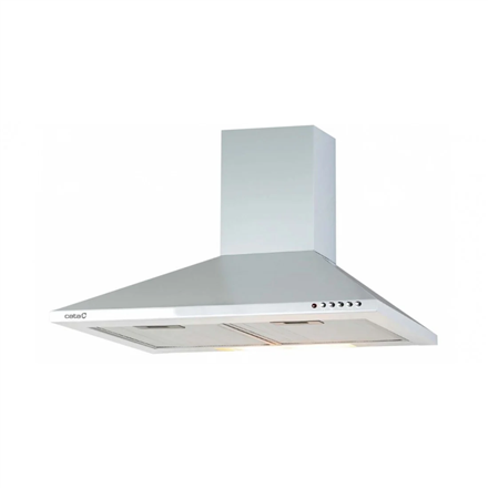 CATA | Hood | V-600 WH | Wall mounted | Energy efficiency class C | Width 60 cm | 420 m³/h | Mechanical control | LED | White|02061001