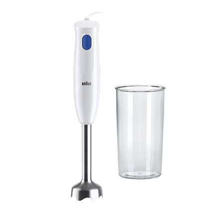 Braun MultiQuick 1 Hand Blender | MQ10.001M | Hand Blender | 450 W | Number of speeds 1 | White/Blue|MQ10.001M