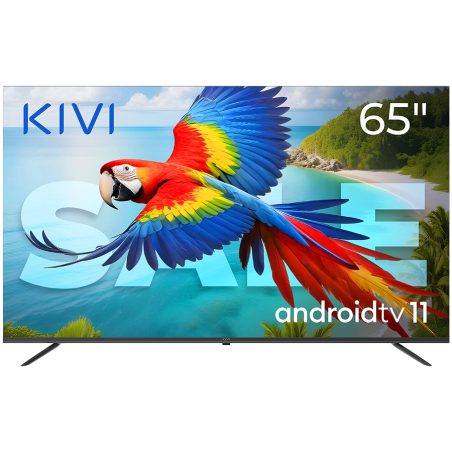 65", UHD, Android TV 11, Black, 60 Hz, AV1, Sound 2x12W, 111 kWh/1000h, Energy G, WiFi5G, BT5.1, 3xHDMI, 2xUSB, 24 months|65U730QB