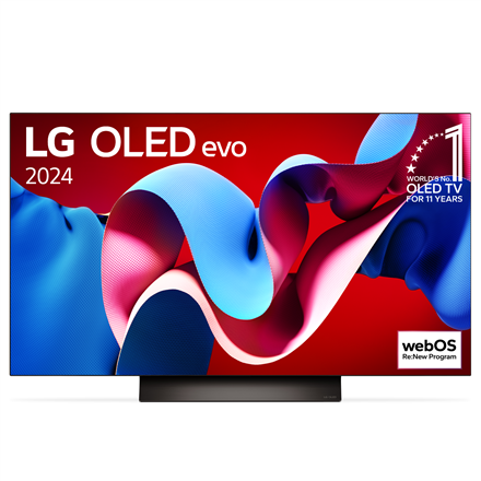 TV Set|LG|48"|OLED/4K/Smart|3840x2160|Wireless LAN|Bluetooth|webOS|OLED48C41LA|OLED48C41LA