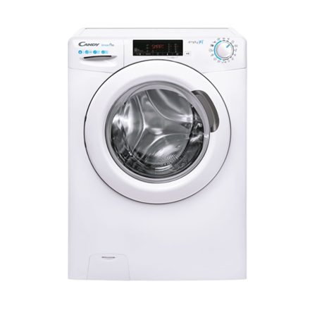 Candy | Washing Machine | CSO4 1265TE/1-S | Energy efficiency class D | Front loading | Washing capacity 6 kg | 1200 RPM | Depth 45 cm | Width 60 cm | Display | LCD | Steam function | Wi-Fi | White|CSO4 1265TE/1-S