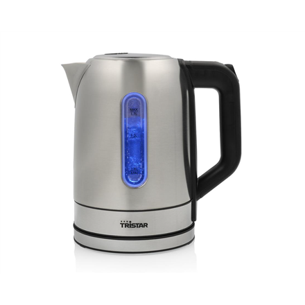 Tristar Kettle | WK-1344 | Electric | 2200 W | 1.7 L | Stainless steel | 360° rotational base | Silver|WK-1344