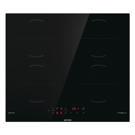 Gorenje | Hob | GI6401BSCE | Induction | Number of burners/cooking zones 4 | Touch | Timer | Black|GI6401BSCE