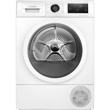 Bosch Dryer Machine with Heat Pump | WTU876IHSN | Energy efficiency class A++ | Front loading | 9 kg | LED | Depth 61.3 cm | White|WTU876IHSN