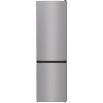 Gorenje Refrigerator | NRK6202ES4 | Energy efficiency class E | Free standing | Combi | Height 200 cm | No Frost system | Fridge net capacity 235 L | Freezer net capacity 96 L | Display | 38 dB | Grey|NRK6202ES4