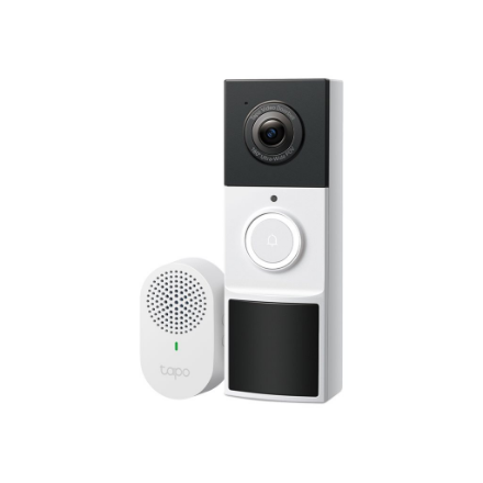 TP-LINK Video Doorbell Camera | Tapo D210 | 3 MP | 1.18mm/F1.8 | IP65 | H.264 | Micro SD, Max. 512|Tapo D210