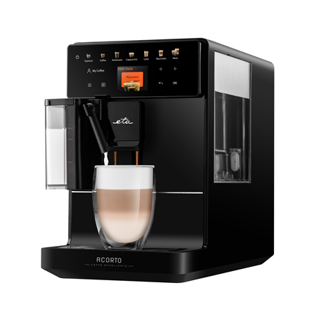 ETA | Coffee Machine | ETA918090000 Acorto | Pump pressure 19 bar | Built-in milk frother | Automatic | 1400 W | Black|ETA918090000