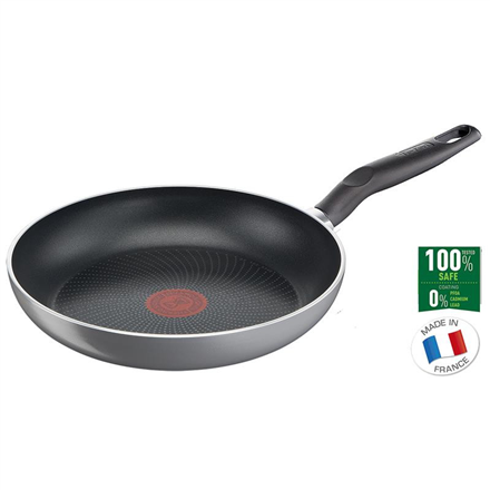 TEFAL Super Start Pan | C2730653 | Frying | Diameter 28 cm | Suitable for induction hob | Fixed handle | Black|C2730653