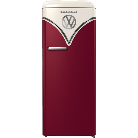 Gorenje Retro Refrigerator | OBRB615DR | Energy efficiency class D | Free standing | Larder | Height 152.5 cm | Fridge net capacity 225 L | Freezer net capacity 22 L | 38 dB | Red|OBRB615DR